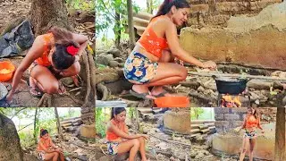 Indian Girl Cooking Potato Fries | Cooking and Eating Vlog