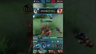 Alpha 2X Double Kill ( No Maniac ) Subscribe And Like For Full Gameplay #mlbb #ml #shorts #short