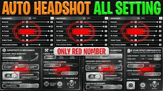 Best AUTO HEADSHOT Setting 2026 | Sensitivity, DPI & Fire Button 🎯