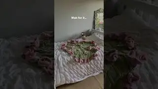 The CUTEST diy bedspread💐🫶🏻 