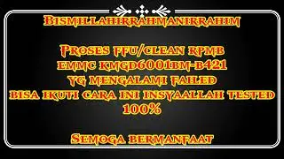 SOLUSI UPDATE  FFU EMMC KMGD6001BM GAGAL/FAILED