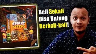 Bisa Dijual Lagi! Produk PLR Template Konten Edutainment Canva & Powerpoint - Smart Kids