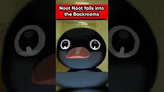 Pingu Noot Noot falls into The Backrooms #shorts #meme  #pingu  #nootnoot #nootnootmeme