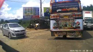 Aluthgama 98 Akkareipaththu PVT Bus, View in Ratnapura Town