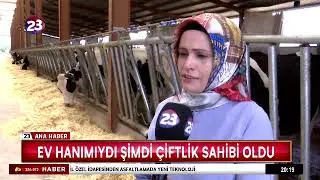 EV HANIMIYDI ŞİMDİ ÇİFTLİK SAHİBİ OLDU