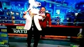 Programa do Ratinho - Homem pega fogo Ao vivo !