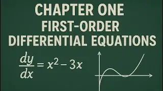 1- Homogenous First-Order Ordinary Differential Equations