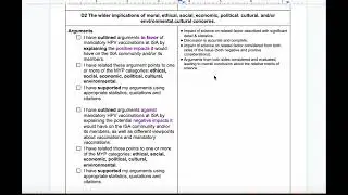 Overview of Criterion D - HPV Letter