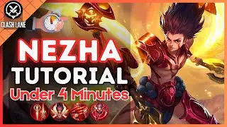 4-Minute Nezha Tutorial in Clash Lane || (HoK S8) 2025