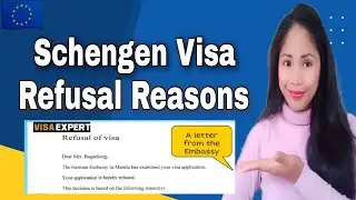 Schengen Visa Refusal/Denial Reasons - Mistakes To Avoid! According to  the Embassy!  