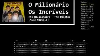 O Milionário - Os Incríveis / Tablatura, Como Solar, Tutorial, Aula / The Millionaire - The Dakotas
