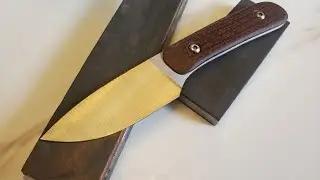 Sharpening some AEB-L. asmr #freehandsharpening #edc