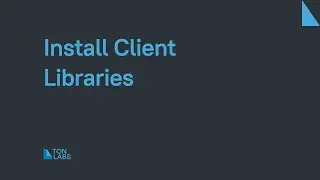 Install Node SE Client Libraries
