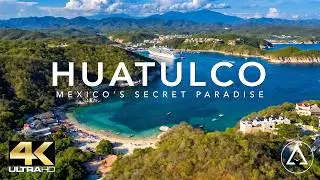 Huatulco, Mexico 4K Drone | Oaxaca Aerial Journey with Tropical House Ambiance