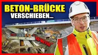 4.300t BETON-BRÜCKE über 40 METER verschieben! | Home Build Solution