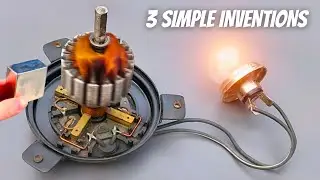 3 Amazing Inventions with DC Motor DIY