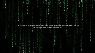 Rain Sound for Coding (9 HOURS) I Matrix Digital Rain Code I White Noise
