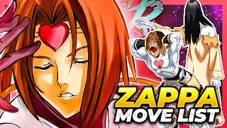 ZAPPA MOVE LIST - Guilty Gear XX Accent Core Plus R (GGXXACPR)