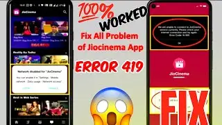 error 419 in jio cinema | jiocinema error 419 | jio cinema token expire | jio cinema app not opening