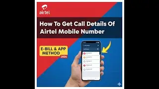 🔥How To Get Call Details Of Airtel Mobile Number Without OTP - 2020 In Hindi | HITESH CHAUHAN🔥