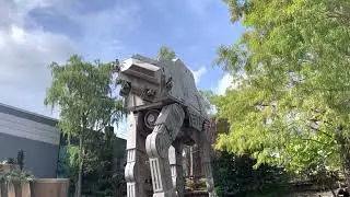 Hollywood studios AT-AT walker firing guns again