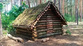 Cozy House In The Forest With Your Hands bushcraft