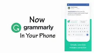 How to use grammarly into a smartphone || Best Android Keyboard 2020