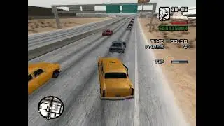 Transporting in 01:20? Nitro taxi driver in gta san andreas 376(LV)