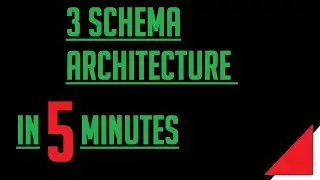 three schema architecture in dbms | 3 schema architecture | three level architecture of dbms