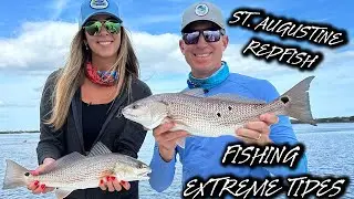 EXTREME Tides While Redfishing in St. Augustine