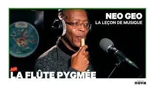 Patrick Bebey nous présente la flûte pygmée | La Leçon de Musique de Néo Géo