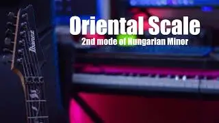 B Oriental Scale JamTrack (2nd mode of Hungarian Minor)