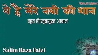Ye Hai Mere Nabi Ki Shan | बहुत ही प्यारा अंदाज में | Salim Raza Faizi, Nbmulti Islamic