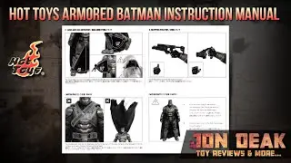 Hot Toys Armored Batman Scanned Instruction Manual
