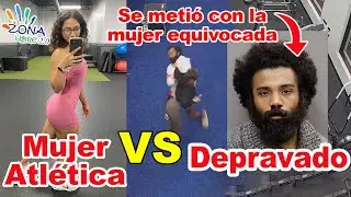 Gimnasta sorprende a su atacante