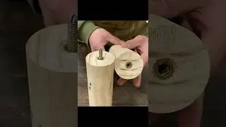 cylindrical connection/원기둥 연결 #woodworking #diy #tips
