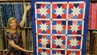 Donna's FREE Shooting Stars Quilt Pattern!