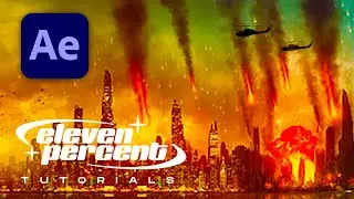 Set ANYTHING ON FIRE with AFTER EFFECTS | Tutorial !!