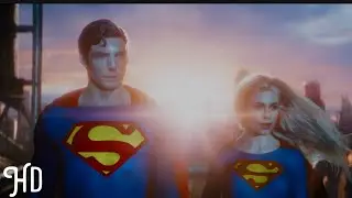 Christopher Reeve superman & helen slater supergirl cameos scene | The Flash movie clip