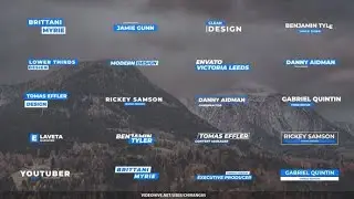 Minimal Lower Thirds | After Effects Template, Premiere Pro Mogrts