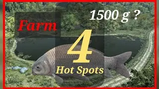4 hot Spots - Smallmouth Buffalo - Lone Star Texas - #fishingplanet #tutorial