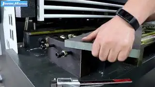 20x1600 guillotine shearing machine ， cutting test