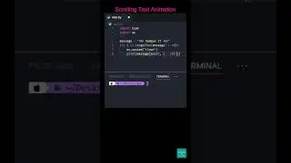 Scrolling Text Animation  