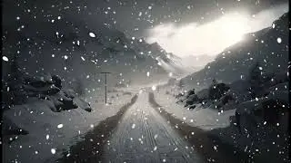 Снег в горах
