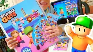¡Con esta COLECCION te dan ganas de JUGAR! 🙎‍♂️🧢 Review STUMBLE GUYS tarjetas PANINI