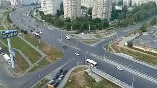 Пробка на выезде из Солнечного 1 сентября 2022