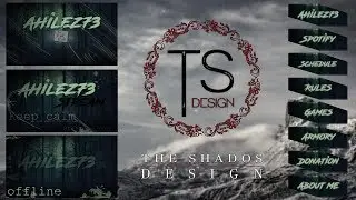 Speedart Ahilez73 Twitch panel pack - TS Design