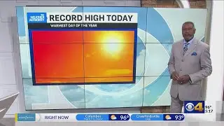 Warmest day of the year