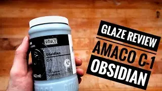 Glaze review AMACO Obsidian C-1