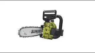 Sun Joe 20V Lithium Ion Chainsaw 20-Volt | 10-Inch | Camo w/Battery